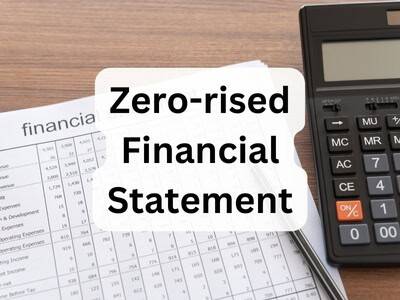 Zero-Rised Financial Statement