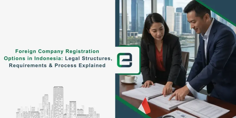 Foreign Company Registration Options in Indonesia 2026 Legal Structures, Requirements & Process Explained Foreign Company Registration Options in Indonesia Banner Image